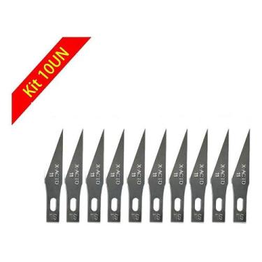 Imagem de Lamina De Precisão Corte Bisturi No. 11 Com 10 Unidades Wylie