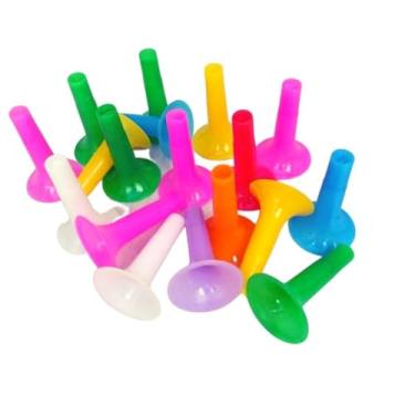 Imagem de Kit 100 Mini Corneta P/ Kit Festa Lembrancinha Brinquedo Infantil