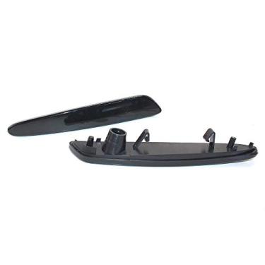 Imagem de 1 par de lâmpadas refletoras dianteiras para para-choques laterais, luzes de seta, para Corvette C6 05-13 (sem lâmpada)