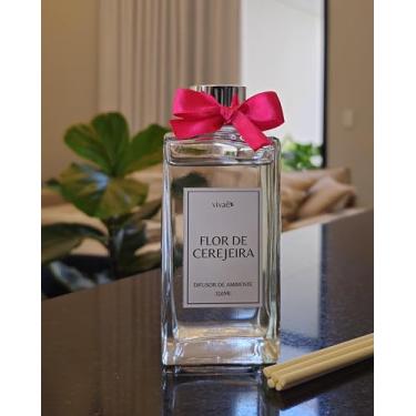 Imagem de Aromatizador de Ambiente Flor de Cerejeira 250ml Difusor com 5 varetas, Vivaê (Flor de Cerejeira)
