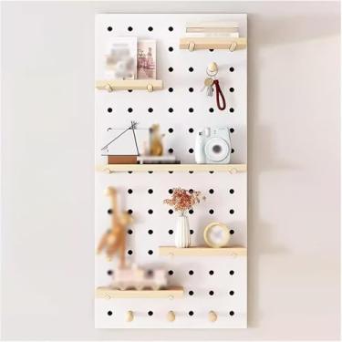 Imagem de Woode Pegboard, Kit De Pegboard Pael, Organizador De Parede Pegboard, Diy Armazenamento E Display Paels Para Organizador De Parede, White, 60x120cm