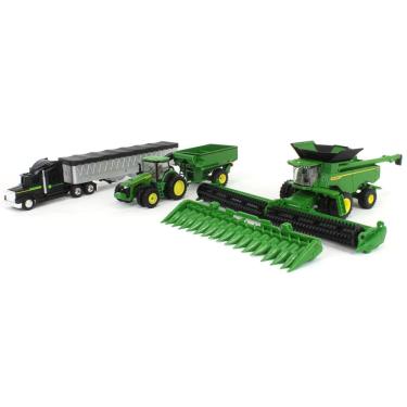 Imagem de Miniatura Colheitadeir X9 1100 John Deere 1:64 Trator 8R 370