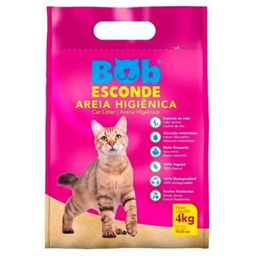 Imagem de Areia Higiênica Para Gatos Bob Esconde - 4kg