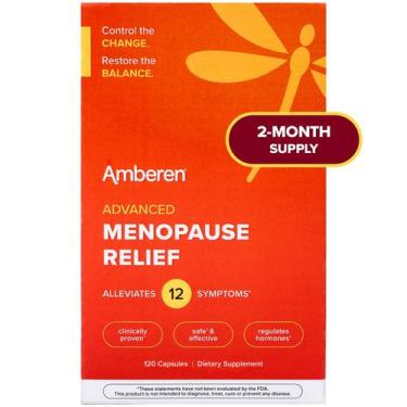 Imagem de Suplementos Amberen Menopause 120 cápsulas para mulheres