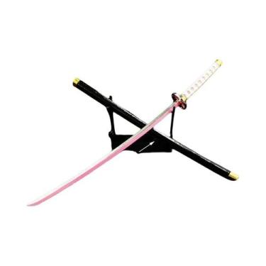 Imagem de Espada Katana Demon Slayer Em Tamanho Real De 25cm, Prop De Cosplay De