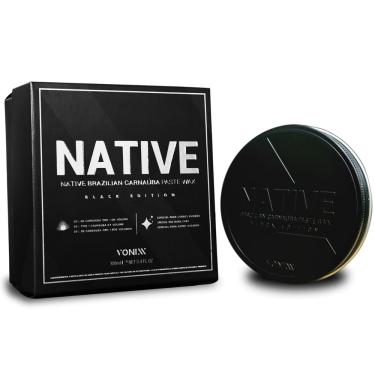 Imagem de Native Paste Wax Black Cera 100g Carros Pretos E Escuros Vonixx