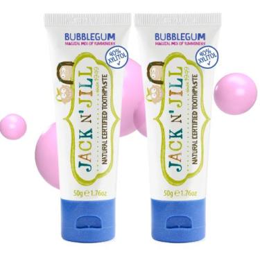 Imagem de Pasta de dentes Jack N' Jill Natural Kids Sem Flúor 50mL x2