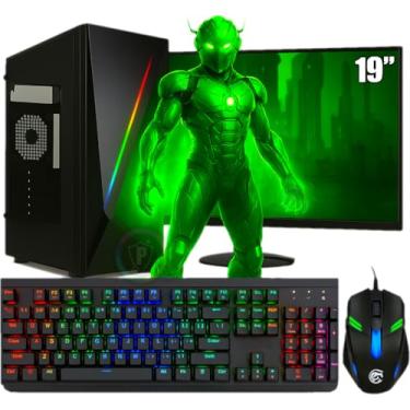 Imagem de PC GAMER COMPLETO RYZEN A8 9600, RADEON 2GB, 32GB DDR4, SSD 480GB (32GB DDR4)