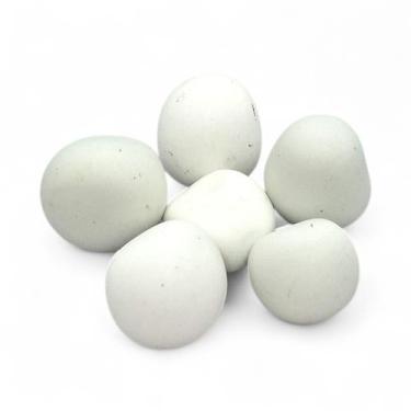 Imagem de Pedra Otá Branco Oxála Ponto de Energia Axé Unidade - flash