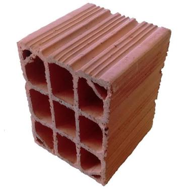 Imagem de Meio Bloco Cerâmico para Baianão 14x19x14,5cm - SAFIRA