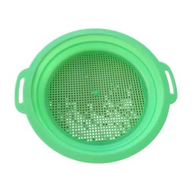 Imagem de predolo Peneira de areia para crianças, brinquedo de praia, peneira de mineração, brinquedo de escavação, jogo de de areia, de praia para festa, brincadeira, Verde
