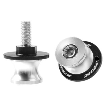 Imagem de BYYINGSUS Acessórios de parafusos deslizantes de bobinas de braço oscilante de motocicleta compatíveis com Z750R 2006-2015 (10 mm prata)