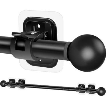 Imagem de Conjunto de barras de cortina Tidisort No Drilling 75-115 cm com supor