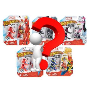 Imagem de Hot wheels skate de dedo marvel sortido - mattel hmy18