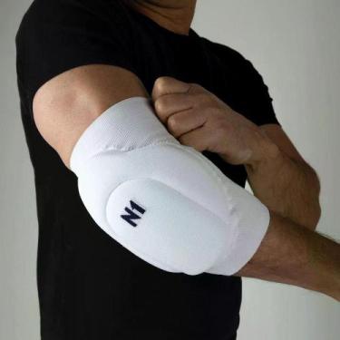 Imagem de Cotoveleira  Com Proteção  SLIDE - N1 Sport, Branco, GG