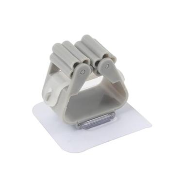 Imagem de Kit Com 10 Suportes Organizadores Para Vassouras E Rodos - NãO Precisa Furar A Parede, Organize Sua áRea De ServiçO Inteira(cinza,2 pcs)