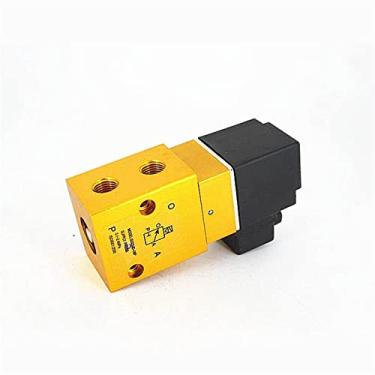 Imagem de Válvula solenoide pneumática de alta pressão 24bar 1/4 quot; 1/2 BSP 24V DC AC220V 3 vias 2 posições 23JD-8/15/P2 válvula de máquina de moldagem por sopro 1 peça (LT23JD-8P, 24V)