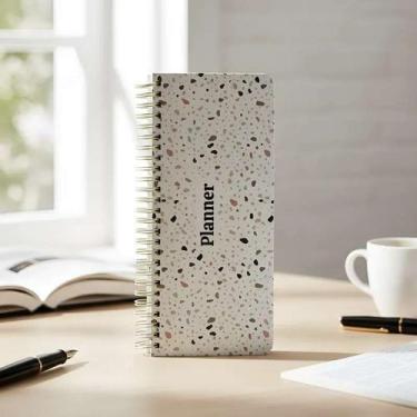 Imagem de Planner Agenda De Mesa 23 cm Pedras 52 Folhas - Culturama