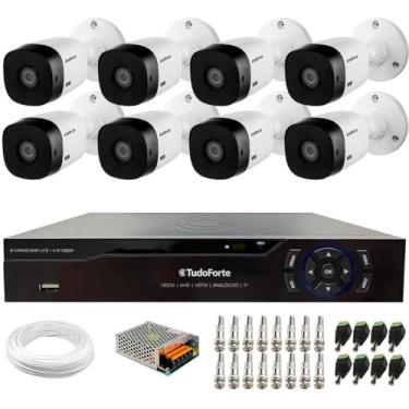 Imagem de Kit 8 Câmeras Intelbras VHL 1220 B HDCVI LITE Bullet Full HD 1080p Visão Noturna 20m IP66 + Dvr Tudo Forte TFHDX 3308 8 Canais