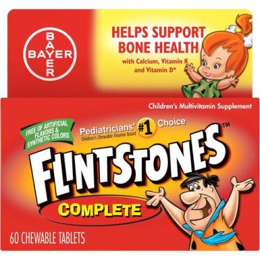 Imagem de Vitaminas Flintstones, multivitamínico completo, mastigável, 60 ct - F