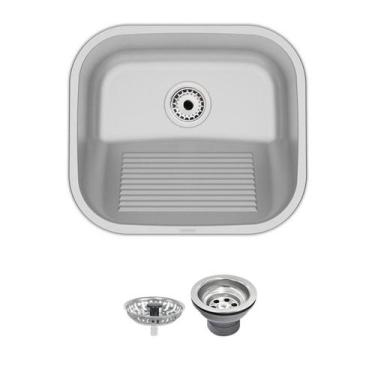 Imagem de Tanque Tramontina Hera Compact 19 40x35 94404107 Aço Inox Escovado, Ún