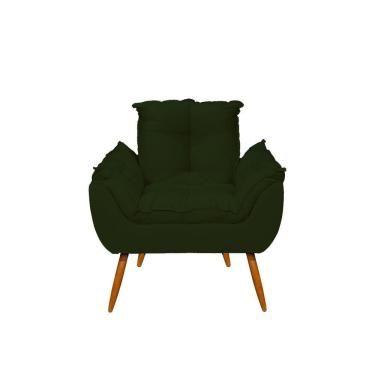 Imagem de Poltrona Opala Cadeira Decorativa Balaqui Decor Verde