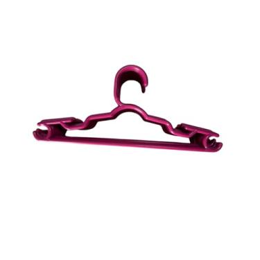 Imagem de Kit Cabide Infantil Para Roupas 10 unidades (Vinho), Cabide Antideslizante Reforçado Multiuso, Contém Porta Lenço, Vestidos, Cabides para Calças, Casaco, Camisetas, Bermudas