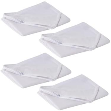 Imagem de Pack 4 Unidades Protetor de Travesseiro Impermeável Zíper Hotel Pousada Cheches