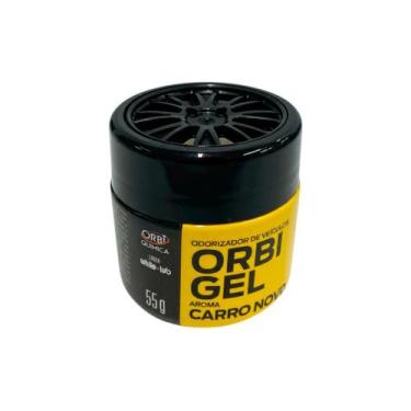 Imagem de Odorizante Gel Orbigel 55g Aroma Carro Novo Automotivo - Fiat