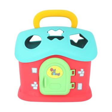 Imagem de Brinquedo Encaixe De Formas Casa 13 Peças Ogi Mogi Toys, Multicolorido