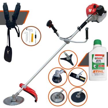 Imagem de Roçadeira Lateral Anmax Cg520p 2,2hp 5 Em 1 + Óleo Stihl