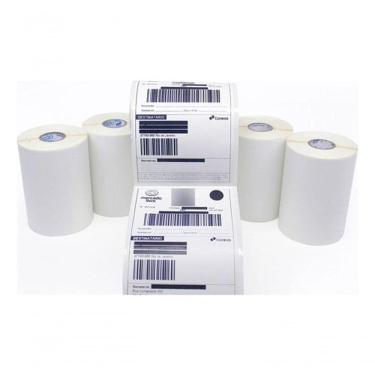 Imagem de 2 Rolos Etiqueta 10x15 Cm Térmica Serrilha Para Ecommerce