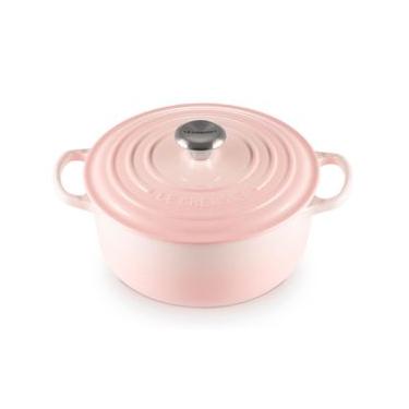 Imagem de Panela Redonda Signature 22 cm Rosa Shell Pink Le Creuset