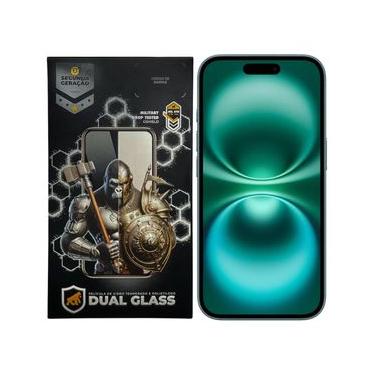 Imagem de Película para iPhone 16 Plus - Dual Glass Preta - Gshield