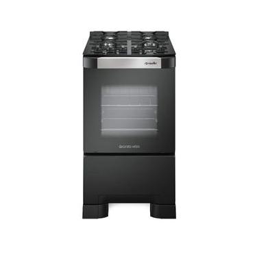 Imagem de Fogão Mueller 4 Bocas Decorato Vetro Preto - Bivolt Bivolt