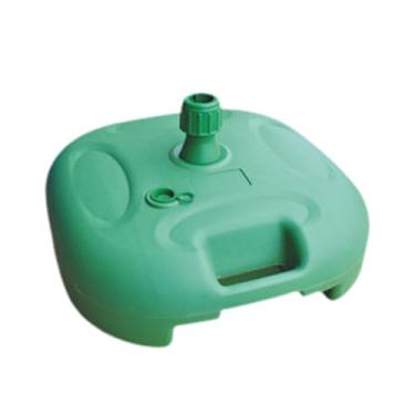 Imagem de WeiLaiKeQi Suporte para guarda- de pátio, base para arco de balão, suprimentos para serviço pesado, suporte para guarda- de 20L preenchido com areia para, Verde