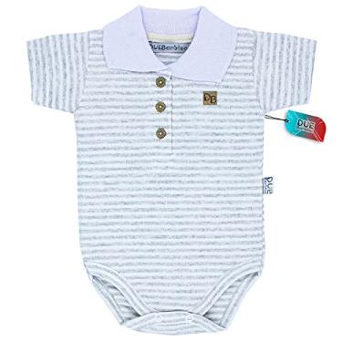 Imagem de Body Bebê Gola Polo Manga Curta Listrado Bananinha