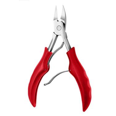Imagem de Cortador de Unha Grossa Encravada Aço Inoxidável Kit e Pedicure Tesoura Alicate para Cuidado Unhas das Mãos Pés
