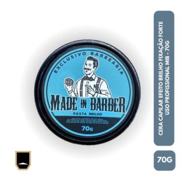 Imagem de Cera Capilar Modeladora Efeito Brilho/Molhado Fixação Forte Made in Ba