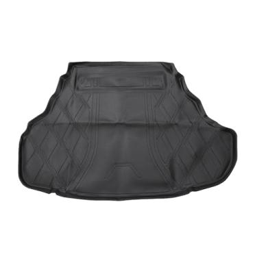 Imagem de ACROPIX Forro de carga de rosto plano, tapete traseiro para porta-malas bagagem, bagagem, bandeja, padrão diamante para Toyota Camry 2015-2017, antiderrapante