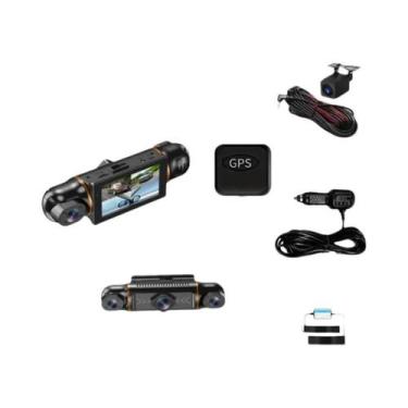 Imagem de Câmera Veicular De 4 Canais 1080P FHD GPS WiFi Visão Noturna Monitoram