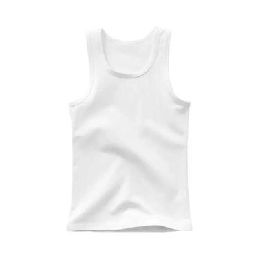 Imagem de Camiseta Sem Mangas De Algodão Para Menino Com Estampa De Barco, Top D