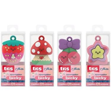 Imagem de Apontador sem Depósito TRIS LUCKY 4 Modelos Display com 12 - Summit