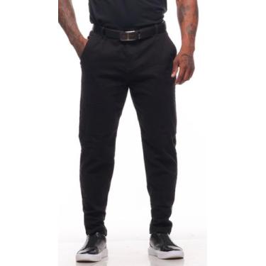 Imagem de Calça Masculina Esporte Fino Social Bolso Embutido - Vg.Clothing, Pret