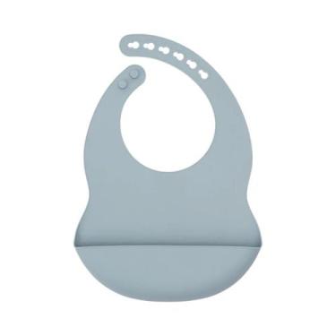 Imagem de Babador Ajustável De Silicone Impermeável Livre De BPA, Babador Macio 