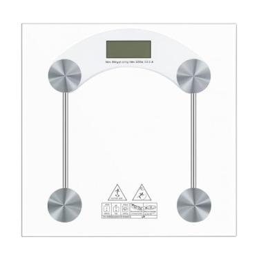 Imagem de Balança Corporal de Vidro - Capacidade de até 180kg, Display LCD