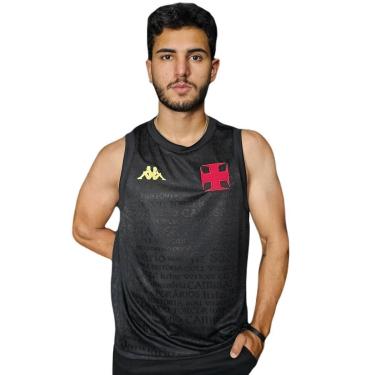 Imagem de Camisa Vasco Da Gama Kappa Regata Urban Símbolo - Masculino-Masculino