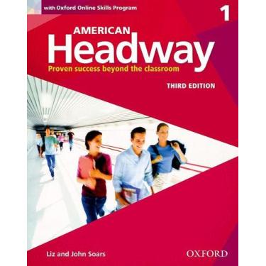 Imagem de American Headway 1 - Student's Book With Oxford Online Skills Program 