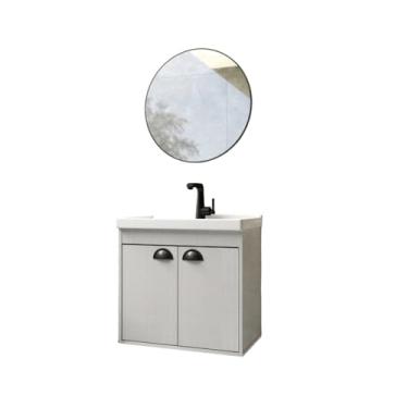 Imagem de Gabinete de Banheiro 100cm com MDF – Profundidade 51cm, Armário Espaçoso para Higiene, Cosméticos e Utensílios Doméstico (Lineo)