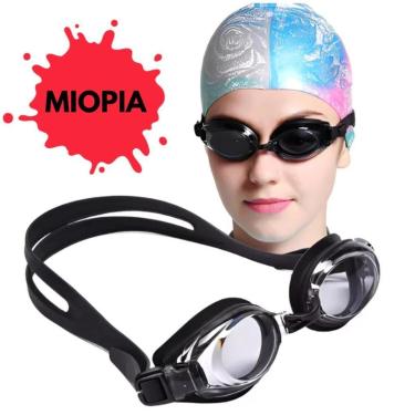 Imagem de Óculos de Natação com Grau para Miopia – Lentes Corretivas-Unissex